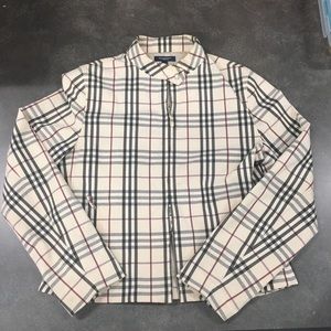 Burberry London nova check jacket size 10 womans
